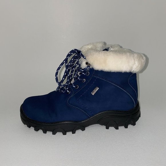 24.PFM Shoes - 24.PFM leather boots (NATURAL FUR)